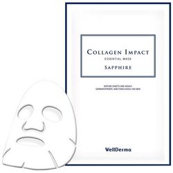 Тканинна маска з морським колагеном WellDerma Collagen Impact Sapphire Essential Mask фото