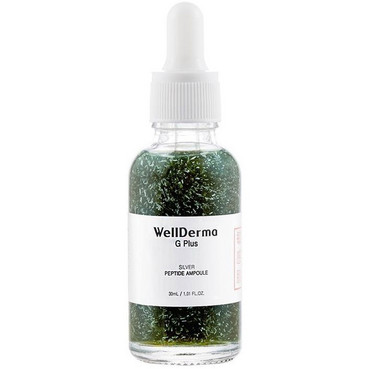 Сироватка для обличчя пептидна з іонами срібла WellDerma G Plus Silver Peptide Ampoule фото