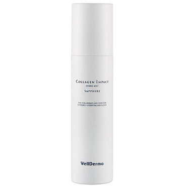 Спрей для обличчя зволожуючий з колагеном WellDerma Sapphire Collagen Impact Hydro Mist фото