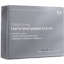 Отбеливающие полоски для зубов растворимые WhiteWash Laboratories Dissolving Teeth Whitening Strips фото