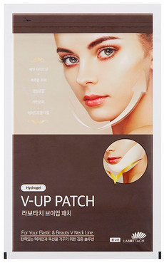 Патч для підтягування лінії підборіддя Wooshin Labottach Hydrogel V-Up Patch фото